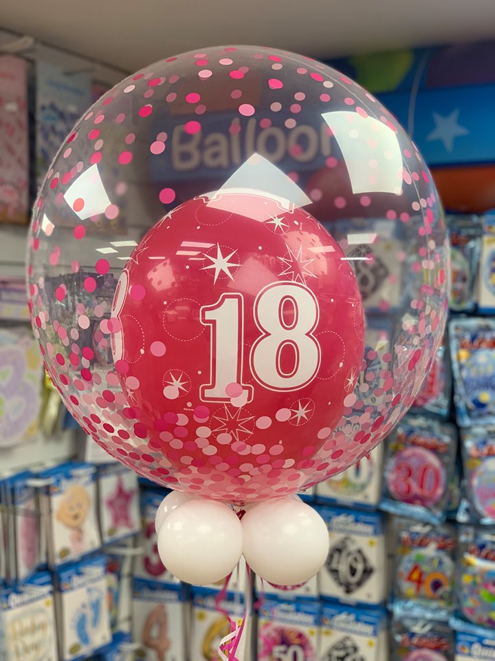 Confetti Dot Bubble Balloon