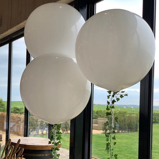Giant White Latex Balloons