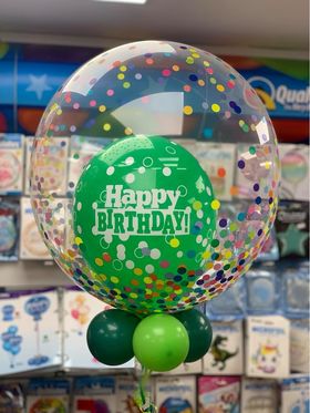 Confetti Dot Bubble Balloon
