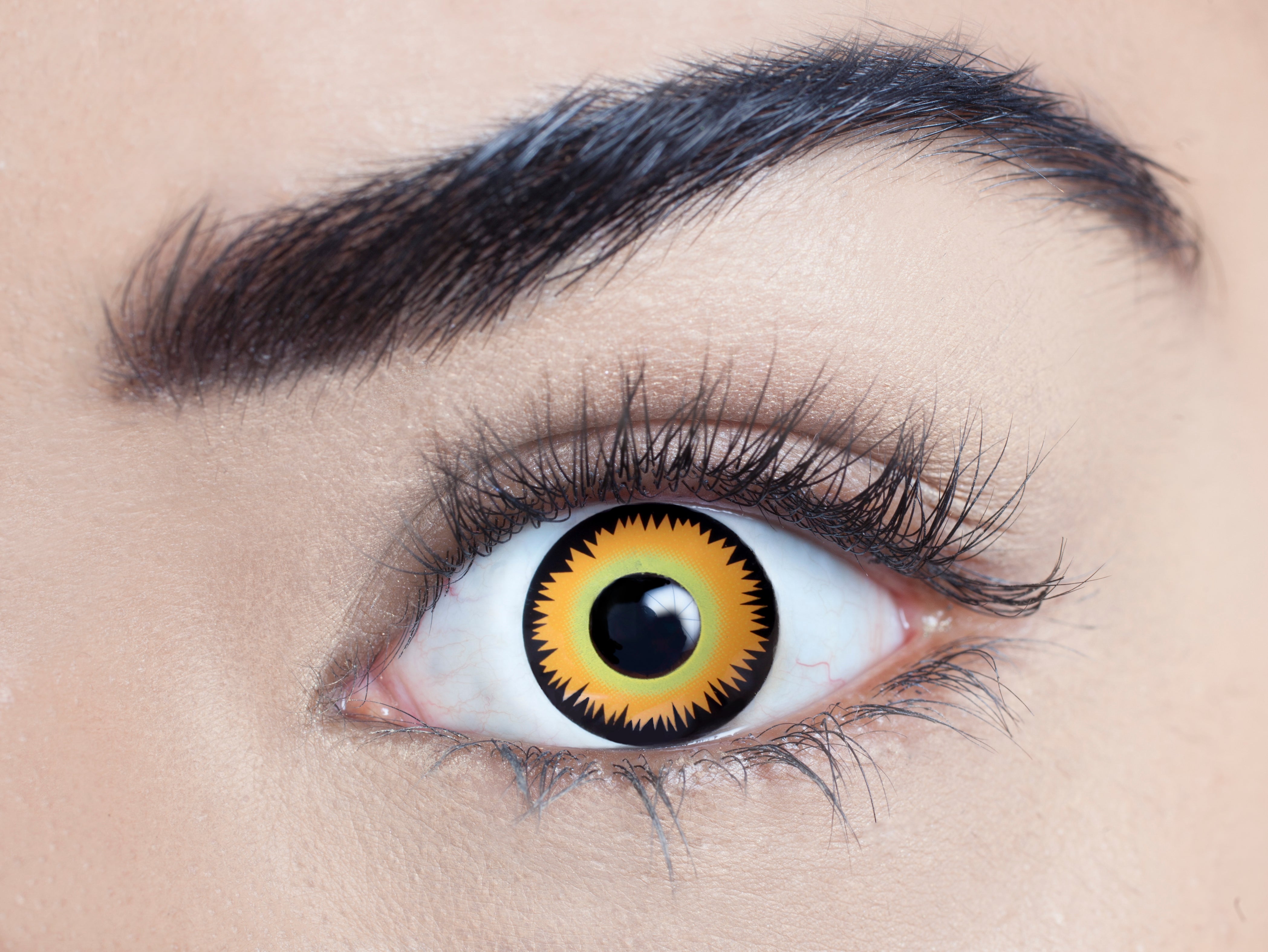 Xtreme Contact Lenses (Orange Werewolf)