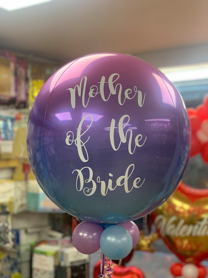 Personalised Orbz foil balloon